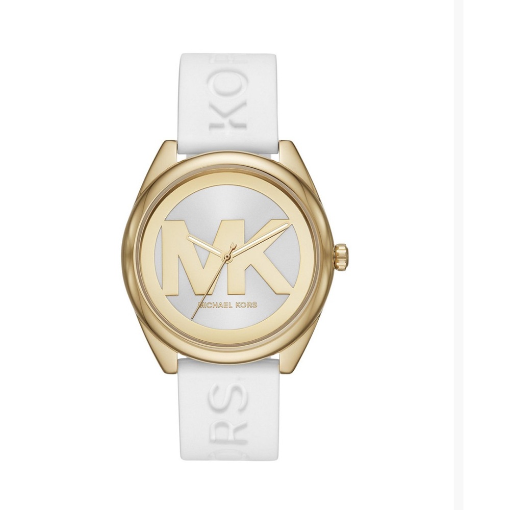 Michael Kors Gold and White Watch
